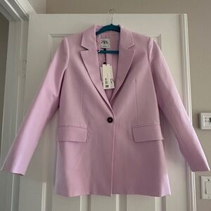 Zara pink blazer